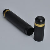 Max Classic Aluminum Travel Cigar Tube Humidor Holder Cigar Case Black