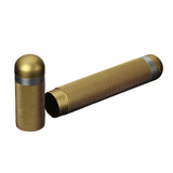 Max Classic Aluminum Travel Cigar Tube Humidor Holder Cigar Case Golden