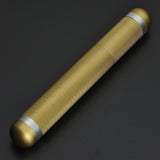 Max Classic Aluminum Travel Cigar Tube Humidor Holder Cigar Case Golden