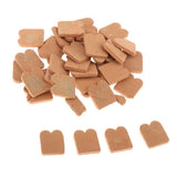 Max 16th Simulation Red Brick Tile Model Sand Table Building Model Accessories