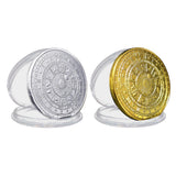 Max Tarot Commemorative Coin Lucky Divination Metal Antique Souvenir Art  Silver