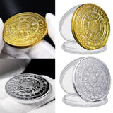 Max Tarot Commemorative Coin Lucky Divination Metal Antique Souvenir Art  Silver