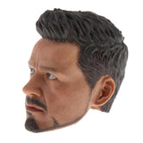 Maxbell 1:6 Simulation Male Head Sculpt Model for Action Figure Hot Toys Phicen