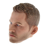 Max 1:6 Men Europe and America Head Sculpture with Hair for Action Figure Body