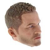 Max 1:6 Men Europe and America Head Sculpture with Hair for Action Figure Body
