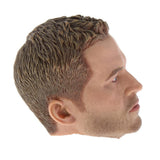 Max 1:6 Men Europe and America Head Sculpture with Hair for Action Figure Body