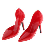 Max 1/6 Female Doll High Heeled Shoes for Phicen Hot Toys Figures Red