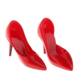 Max 1/6 Female Doll High Heeled Shoes for Phicen Hot Toys Figures Red