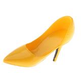 Max 1/6 Female Doll High Heeled Shoes for Phicen Hot Toys Figures Yellow