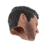 Max 1:6 Men Soldier Head Sculpture with Hair Athlete for Action Figure Body Accs