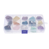 Max A Box of Natural Quartz Crystal Amethyst Apatite Tumbled Mineral Stone
