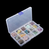 Max A Box of Natural Quartz Crystal Amethyst Apatite Tumbled Mineral Stone
