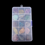 Max A Box of Natural Quartz Crystal Amethyst Apatite Tumbled Mineral Stone