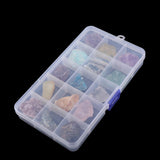 Max A Box of Natural Quartz Crystal Amethyst Apatite Tumbled Mineral Stone