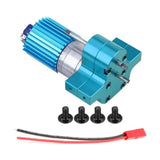 Max Maxb RC Car Speed Change Gear Box Metal Gearbox 370 Brush Motor Blue