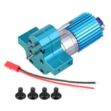 Max Maxb RC Car Speed Change Gear Box Metal Gearbox 370 Brush Motor Blue