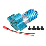 Max Maxb RC Car Speed Change Gear Box Metal Gearbox 370 Brush Motor Blue