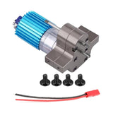 Max Maxb RC Car Speed Change Gear Box Metal Gearbox 370 Brush Motor Titanium color