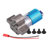 Max Maxb RC Car Speed Change Gear Box Metal Gearbox 370 Brush Motor Titanium color
