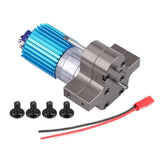 Max Maxb RC Car Speed Change Gear Box Metal Gearbox 370 Brush Motor Titanium color