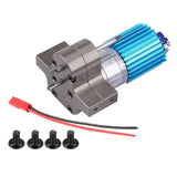 Max Maxb RC Car Speed Change Gear Box Metal Gearbox 370 Brush Motor Titanium color