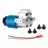 Max Maxb RC Car Speed Change Gear Box Metal Gearbox 370 Brush Motor Silver