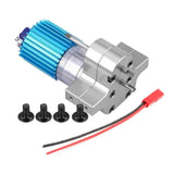 Max Maxb RC Car Speed Change Gear Box Metal Gearbox 370 Brush Motor Silver