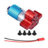 Max Maxb RC Car Speed Change Gear Box Metal Gearbox 370 Brush Motor Red