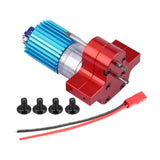 Max Maxb RC Car Speed Change Gear Box Metal Gearbox 370 Brush Motor Red