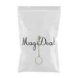 Max Maxb Smoking Cigarette Finger Ring Smoker Cigarette Hand Holder M Golden