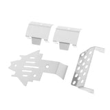 Max 1/10 Metal Chassis Armor Plate Set 4-piece for TRAXXAS RC Climbing Car