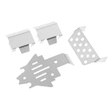 Max 1/10 Metal Chassis Armor Plate Set 4-piece for TRAXXAS RC Climbing Car