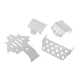 Max 1/10 Metal Chassis Armor Plate Set 4-piece for TRAXXAS RC Climbing Car