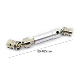 Maxbell RC Rear Centre Drive Shaft CVD Driveshaft 80-100mm for WLtoys 12428 Silver