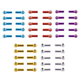 Maxbell M4 Metal Ball Head Linkages Pull Rod End Joint for 1/10 1/8 RC Car Golden