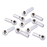 Maxbell M4 Metal Ball Head Linkages Pull Rod End Joint for 1/10 1/8 RC Car Silver