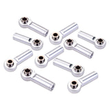 Maxbell M4 Metal Ball Head Linkages Pull Rod End Joint for 1/10 1/8 RC Car Silver