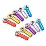 Maxbell M4 Metal Ball Head Linkages Pull Rod End Joint for 1/10 1/8 RC Car Blue