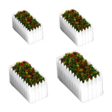 Maxbell 10pcs 1:150 Dollhouse Accessories Miniature Flower Fairy Garden Decor