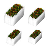 Maxbell 10pcs 1:150 Dollhouse Accessories Miniature Flower Fairy Garden Decor