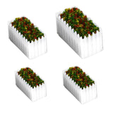 Maxbell 10pcs 1:150 Dollhouse Accessories Miniature Flower Fairy Garden Decor