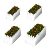 Maxbell 10pcs 1:150 Dollhouse Accessories Miniature Flower Fairy Garden Decor