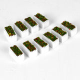 Maxbell 10pcs 1:150 Dollhouse Accessories Miniature Flower Fairy Garden Decor