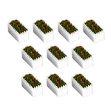 Maxbell 10pcs 1:75 Dollhouse Accessories Miniature Flower Fairy Garden Decor