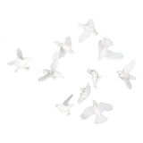 Maxbell 10pcs Mini Pigeon Animal Bird Model Miniature Doll House Fairy Home Decor S