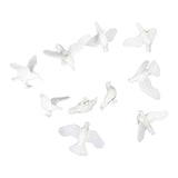 Maxbell 10pcs Mini Pigeon Animal Bird Model Miniature Doll House Fairy Home Decor S