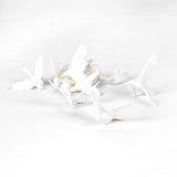 Maxbell 10pcs Mini Pigeon Animal Bird Model Miniature Doll House Fairy Home Decor L