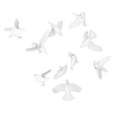 Maxbell 10pcs Mini Pigeon Animal Bird Model Miniature Doll House Fairy Home Decor L