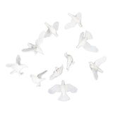 Maxbell 10pcs Mini Pigeon Animal Bird Model Miniature Doll House Fairy Home Decor L