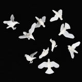 Maxbell 10pcs Mini Pigeon Animal Bird Model Miniature Doll House Fairy Home Decor L